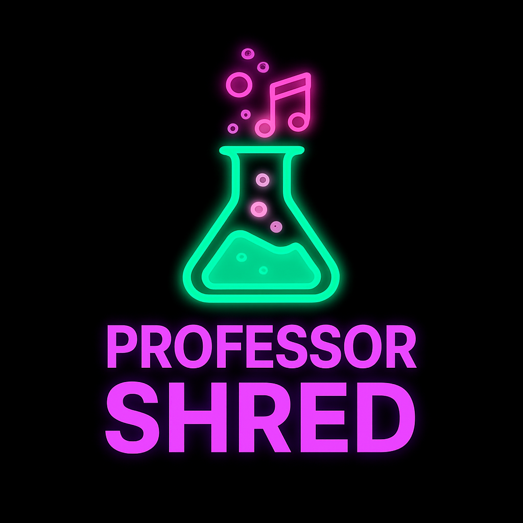 Professor Shred logo